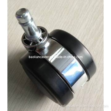 PU Caster/Caster of Furniture Caster with Electroplate